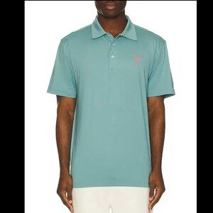 Chubbies Men's‎ Teal Palmer 3 Button Polo Shirt, Size XL
